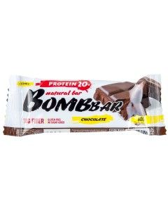 Протеиновый батончик двойной шоколад 60 г Bombbar