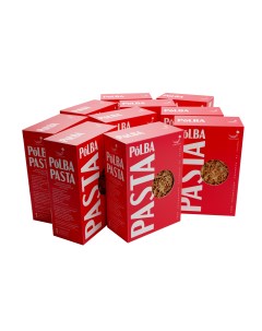 Макароны цельнозерновые вермишель из полбы Pasta 10 шт по 400 г Рондапродукт