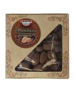 Драже Миндаль в горьком шоколаде с обсыпкой какао порошок 200 г Kvartet