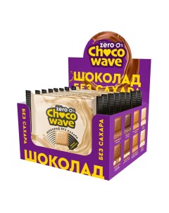 Шоколад ChocoWave без сахара Белый с кокосом 8 шт по 60 г Mr. djemius zero