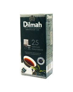 Чай черный цейлонский в пакетиках 2 г х 25 шт Dilmah