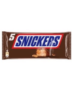 Батончик шоколадный мультипак 40 г х 5 шт Snickers