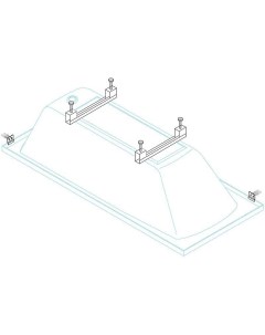 Ножки для ванны Metauro Central METAURO Central MF 180х80 Cezares