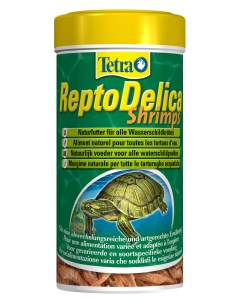Корм для рептилий ReptoDelica Shrimps креветки 1 л Tetra
