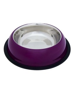 Миска для собак Кута с нескользящим покрытием 710 мл фиолетовая Tappi