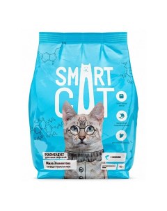 Сухой корм с лососем для стерилизованных кошек 400 г Smart cat