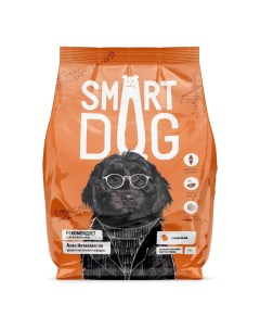 Сухой корм с индейкой для взрослых собак крупных пород 12 кг Smart dog