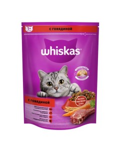 Сухой корм Вкусные подушечки с паштетом говядина для кошек 800 г Whiskas