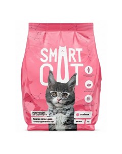 Сухой корм с ягненком для котят 400 г Smart cat