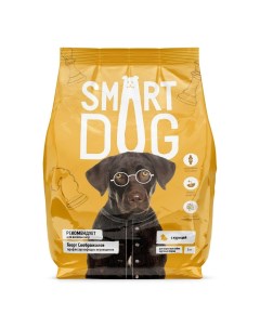 Сухой корм с курицей для взрослых собак крупных пород 800 г Smart dog