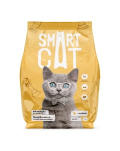 Сухой корм с цыпленком для котят 5 кг Smart cat