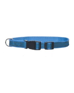 Ошейник для собак светоотражающий синий 25 40 см Yami-yami