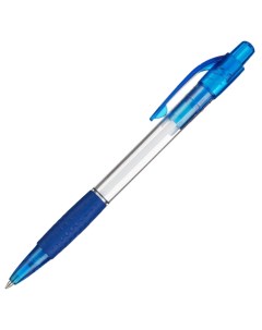 Ручка шариковая Happy прозрачн корп цвет чернил синий 12шт уп Attache