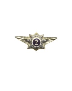 Значок Эмблема Классность офицерского состава МВД 2 7x3 см Kamukamu