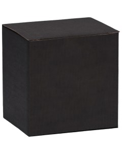 Коробка под кружку без окна черная 12 х 9 5 х 12 см 10 шт Русэкспресс