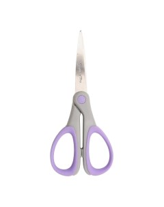 Ножницы 13 5 см 5 25 силиконовые ручки SOFT светло фиолетовый 1 шт Hobby&pro