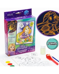 Набор для рисования Светящаяся картина Принцессы Рапунцель Disney