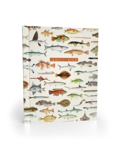 Книжка записная 64л А6 Рыбы Academy style