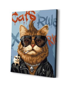 Картина по номерам на холсте ART and Relax Cats rule 40x50 Art&relax