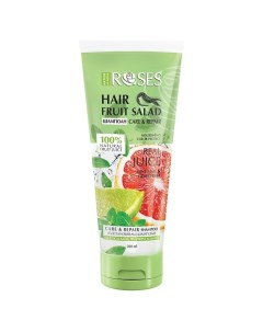 Шампунь для волос Hair Fruit Salad лайм мята грейпфрут 200 Nature of agiva