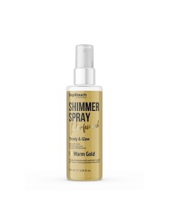 Спрей шиммер парфюмированный для тела теплое золото Perfumed Shimmer Spray Depiltouch professional