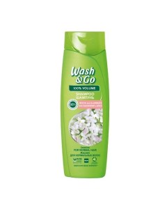 Шампунь Восстановление и блеск Жасмин Для нормальных волос Wash&go