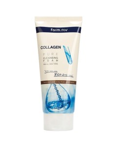 Пенка очищающая для лица с коллагеном Collagen Pure Cleansing Foam Farmstay