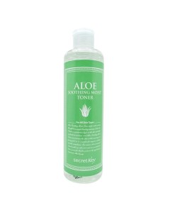 Увлажняющий тонер для лица с экстрактом алоэ вера Aloe Soothing Moist Toner 248 Secret key