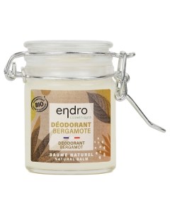 Органический бальзам дезодорант с маслом кокоса и ароматом бергамота 50 0 Endro