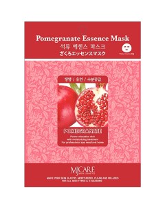 MJCARE Тканевая маска для лица с экстрактом граната 23 Mijin