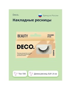 Накладные ресницы ESSENTIAL 104 1 0 Deco