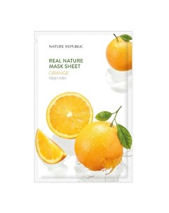 Маска для лица тканевая с экстрактом апельсина Mask Sheet Orange Nature republic