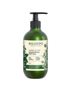 Жидкое мыло натуральное с эфирными маслами эвкалипта и мяты Liquid Hand Soap With Eucalyptus And Min Biodepo