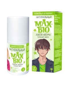 Подростковый дезодорант MAX BIO JUNIOR AROMA Сочный лайм 50 0 Max-f deodrive