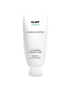 Очищающая крем пенка CLEAN ACTIVE Cleansing Cream Foam 100 0 Klapp cosmetics