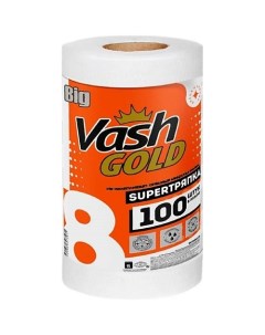 Тряпки для уборки многоразовые в рулоне BIG 100 Vash gold