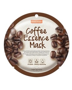 Маска коллагеновая с экстрактом кофе Charcoal Collagen Mask Purederm