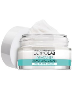 Крем для лица матирующий для комбинированной и жирной кожи Dermolab Mattifying Hydrating Cream SPF15 Deborah