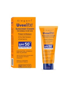 Солнцезащитный крем SPF 50 для нормальной и сухой кожи Uveelite 60 0 Elegant cosmed