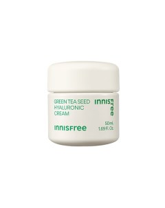 Увлажняющий крем с экстрактом семян зеленого чая и гиалуроновой кислотой для сияния кожи Green Tea Innisfree