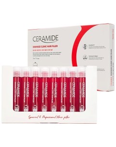 Филлер восстанавливающий для поврежденных волос с керамидами Ceramide Damage Clinic Hair Filler Farmstay