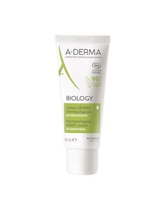 Легкий увлажняющий дерматологический крем для хрупкой кожи Biology A-derma