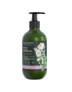 Гель для душа с эфирными маслами розы и пачули Shower Gel With Rose And Patchouli Essential Oils Biodepo