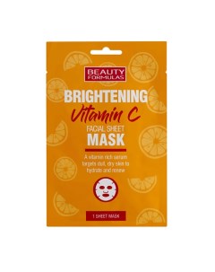 Маска для лица для сияния с витамином С Brightening Vitamin C Facial Mask Beauty formulas