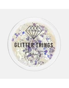 Глиттер Гель Блёстки для глаз лица и тела Лунная Соната Glitter things