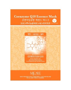 MJCARE Тканевая маска для лица с коэнзимом Q10 23 Mijin