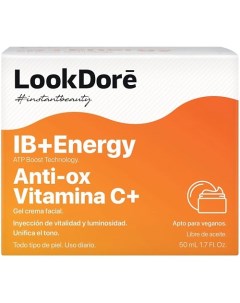 Легкий тонизирующий крем флюид IB ENERGY ANTI OX VITAMIN C 50 Look dore