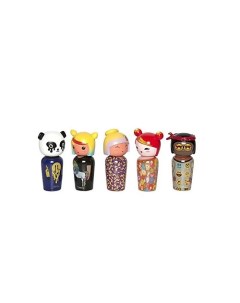 Набор миниатюр Bamboo Cheery Tonka Litchee Lotus Kokeshi