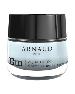 Крем для лица ночной для сухой и чувствительной кожи Aqua Detox Arnaud paris