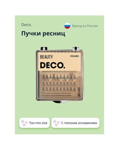 Пучки ресниц с плоским основанием mix size 1 0 Deco